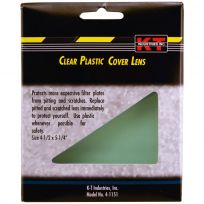 K-T Industries Clear Plastic Cover Lens, 4-1151, 4-1/2 IN x 5-1/4 IN