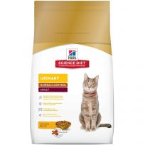 Hill's Science Diet Adult Urinary & Hairball Control Chicken Recipe Dry Cat Food, 10137, 15.5 LB Bag
