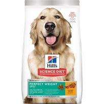 Hill's Science Diet Adult Perfect Weight Chicken Recipe Dry Dog Food, 607826, 12 LB Bag