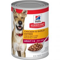 Hill's Science Diet Adult 1-6 Chicken & Barley Entre Canned Dog Food, 7037, 13 OZ Can