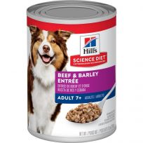 Hill's Science Diet Adult 7+ Beef & Barley Entre Canned Dog Food, 7056, 13 OZ Can