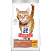 HILL'S SCIENCE DIET ADULT HAIRBALL CONTROL LIGHT CHICKEN RECIPE DRY CAT FOOD  7 LB BAG