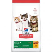 Hill's Science Diet Kitten Healthy Development Chicken Recipe Dry Cat Food, 9392, 15.5 LB Bag