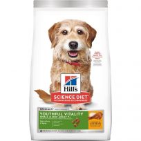 Hill's Science Diet Adult 7+ Small Breed Youthful Vitality Chicken Dry Dog Food, 10771, 12.5 LB Bag