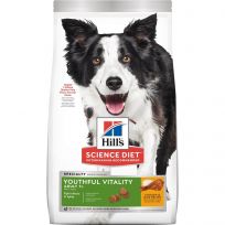 Hill's Science Diet Adult 7+ Youthful Vitality Chicken Recipe Dry Dog Food, 10774, 21.5 LB Bag