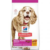 Hill's Science Diet Small Paws Age Defying Chicken, Rice & Barley Dry Dog Food, Adult 11+, 2533, 4.5 LB Bag
