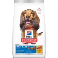 Hill's Science Diet Adult Oral Care Chicken Rice & Barley Recipe Dry Dog Food, 9281, 4 LB Bag