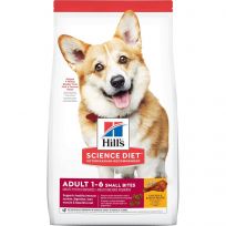 Hill's Science Diet Adult 1-6 Small Bites Chicken & Barley Dry Dog Food, 8921, 15 LB Bag