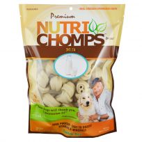 Nutri Chomps Knot Milk Flavor Dog Chews, NT066V