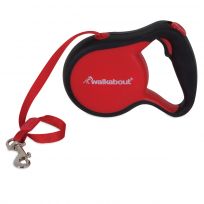 Petmate Walkabout Retractable Leash, 02399, Red