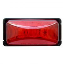 Optronics 1-LED Red Mini Thinline Marker / Clearance Light Kit with Base and Plug, AL90RK