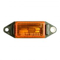 Optronics Yellow Mini Surface Mount Marker / Clearance Light; Hard Wired, MC11AS