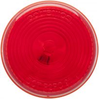 Optronics 2 IN Red Grommet Mount Marker / Clearance Light; PC Rated, MC53RS