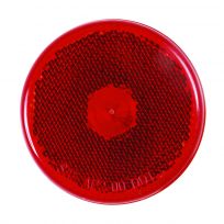 Optronics 2.5 IN Red Marker / Clearance Light for Recess Mount; PC Rated, MC57RS