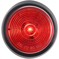 Optronics 1-LED 2 IN Red Marker / Clearance Light Kit with Grommet and PL-10 Plug, MCL56RK