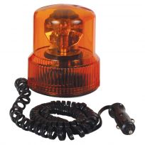 Optronics Magnet Mount Rotary Beacon Light With 10-ft Coil Cord Power Plug, RB10A