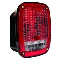 Optronics Universal Stud Mount Stop / Turn / Tail / Back-Up Light With Built-In License Illuminator, ST60RS