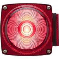 Optronics 1-LED Red Traditional Style Combination Tail Light; Passenger Side, STL008RS