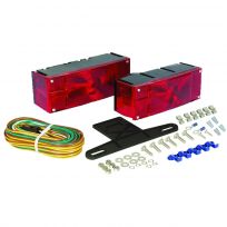 Optronics Waterproof Universal Mount Combination Tail Light Kit for Marine Applications, TL15RK