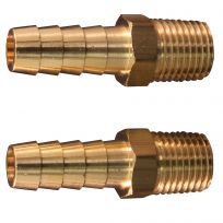 Milton 1/4 IN Mnpt 3/8 IN Id Hose End Fitting - 2-Pack, S-602