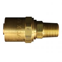 Milton 1/4 IN Mnpt 3/4 IN Od Reusable Hose End Fitting, S-621