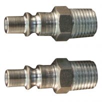 Milton 1/4 IN Mnpt A Style Plug - 2-Pack, S-777