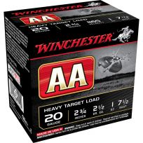Winchester 20 Gauge Heavy Target Load Ammo, 25-Round, AAH207