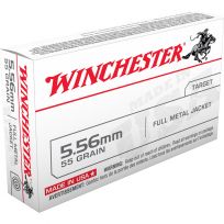 Winchester 5.56mm - 55 Grain Full Metal Jacket Ammo, 20-Round, Q3131