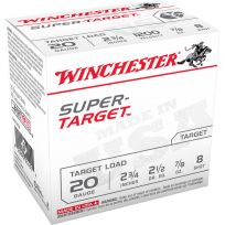 Winchester 20 Gauge - Target Load Ammo, 25-Round, TRGT208