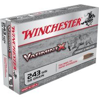 Winchester 243 WIN - 58 Grain Polymer Tip Rapid Expansion Ammo, 20-Round, X243P