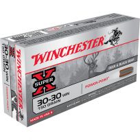 Winchester 30-30 WIN - 150 Grain Power-Point Ammo, 20-Round, X30306