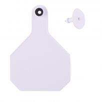 Y-Tex 4 Star 2-piece Blank Livestock Ear Tags, 25-Pack, 7901000, White