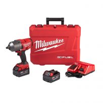 Milwaukee Tool 1/2 IN High Torque Impact Wrench with Friction Ring Kit, 2767-22
