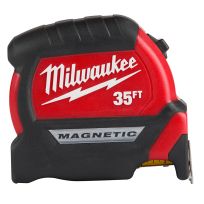 Milwaukee Tool Compact Magnetic Tape Measure, 48-22-0335, 35 FT