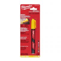Milwaukee Tool Inkzall Liquid Paint Marker, Yellow, 48-22-3722