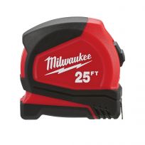 Milwaukee Tool Compact Tape Measure, 48-22-6625, 25 FT