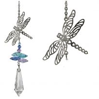Woodstock Chimes Crystal Fantasy - Dragonfly, CFDR