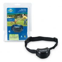 PETSAFE Stay & Play Wireless Fence Rechargeable Receiver Collar for 5 LB Plus Dogs, PIF00-14288, Black