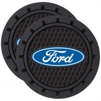 PLASTICOLOR Ford Oval Coasters, 2-Pack, 000651R01
