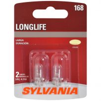 Sylvania 168 Long Life Mini Bulb, 2-Pack, 168LL.BP2
