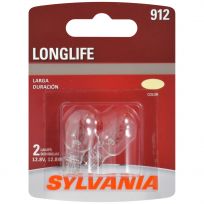 Sylvania 912 Long Life Mini Bulb, 2-Pack, 912LL.BP2