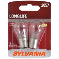 Sylvania 2057 Long Life Mini Bulb, 2-Pack, 2057LL.BP2