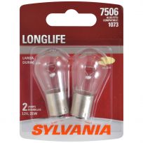 Sylvania 7506 Long Life Mini Bulb, 2-Pack, 7506LL.BP2