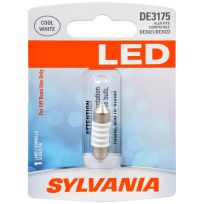 Sylvania DE3175 LED Mini Bulb, Cool White, DE3175SL.BP