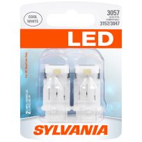 Sylvania 3057 LED Mini Bulb, Cool White, 2-Pack, 3057SL.BP2