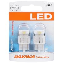 Sylvania 7443 LED Mini Bulb, 2-Pack, 7443SL.BP2