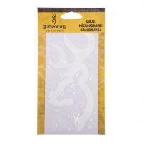 Browning Decal, 6 IN White Buckmark, 9099
