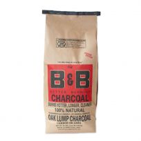 B&b Charcoal Better Buring Oak Lump Charcoal, 00042, 20 LB