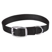 Weaver Pet Prism Choice Nylon Dog Collar, 07-0310-BK-19, Black, 1 IN x 19 IN