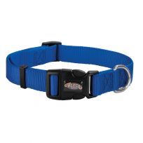 Weaver Pet Prism Snap-N-Go Adjustable Nylon Dog Collar, 07-0820-BL, Blue, Large